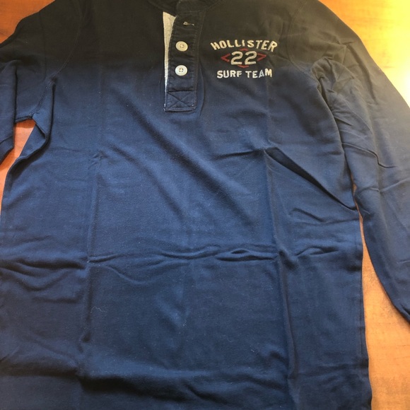 Hollister Henley Shirt M 👕 - Picture 3 of 8